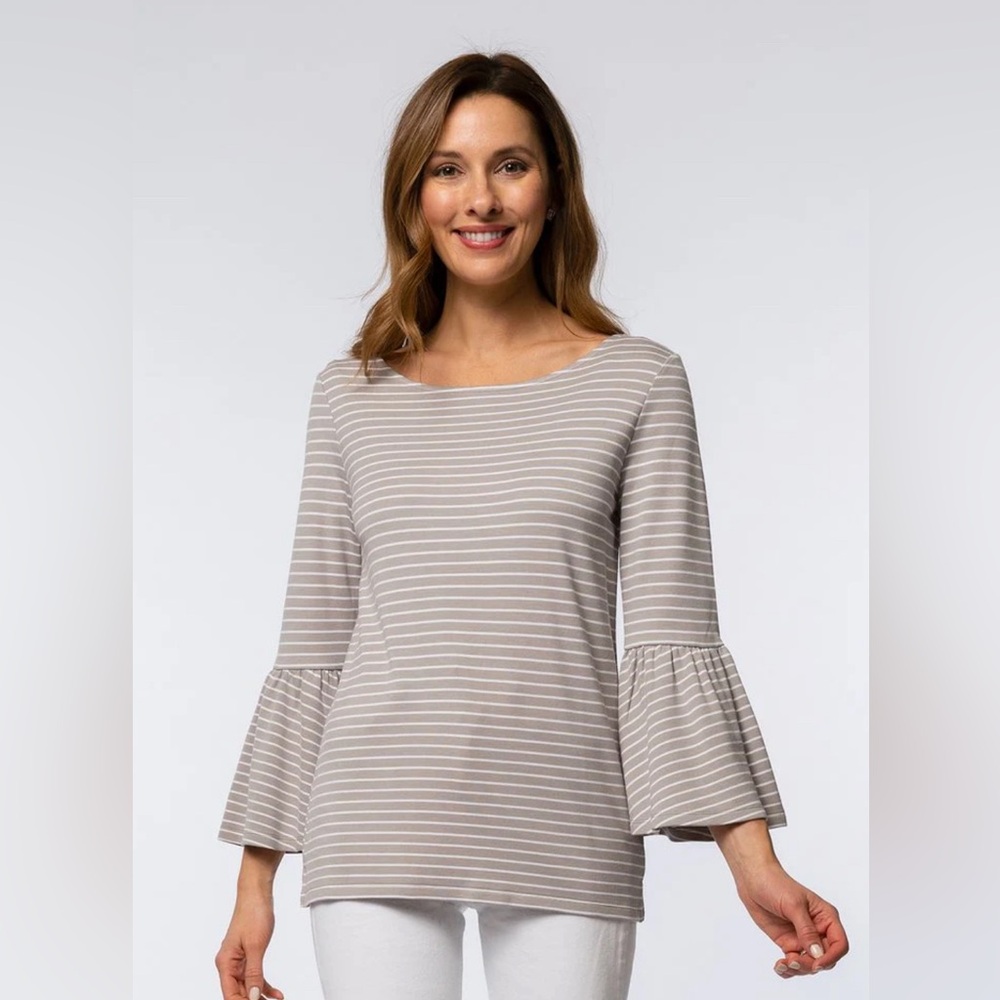 Tyler Boe Scoop Neck Bell Sleeve Tee